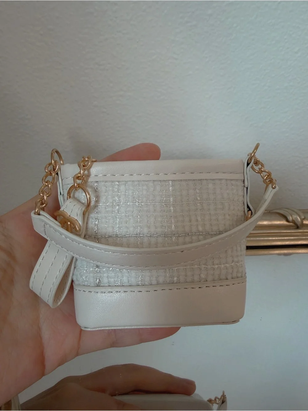 Mini Tweed Bag Charm Set
